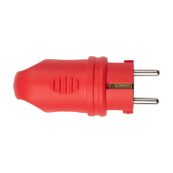 PRC-251-Red 16А 220V IP44 каучук красная Jazzway