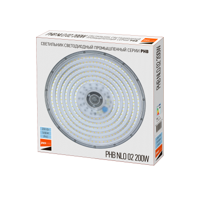 Светильник светодиодный влагозащищенный ДСП PHB NLO 02 200w 5000K 90° IP65 — вид 5