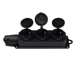 PRC-123-BL 16A 220V IP44 каучук Jazzway