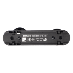 MTR16  2016  2X8w 3000K 24° BL (чёрный) IP20 Jazzway 
