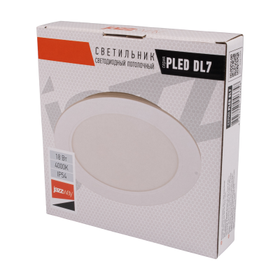 Светильник светодиодный встраиваемый PLED DL7 18w 4000K WH IP54 — вид 5