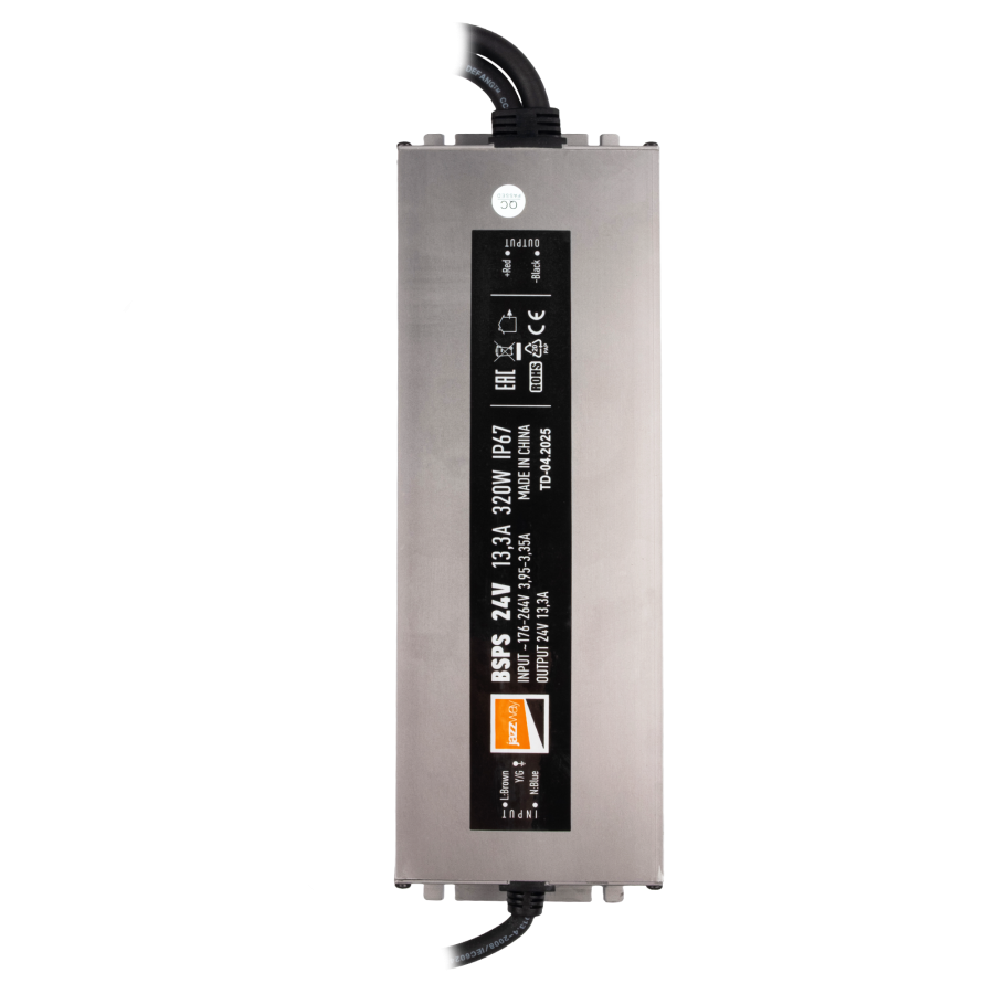 BSPS 24V 13.30A=320W IP67 5 л.гар. Jazzway