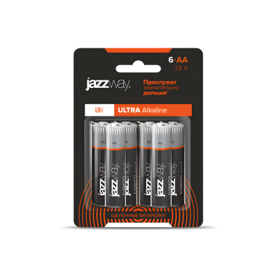 AA щелочная батарейка JAZZway LR6 ULTRA Alkaline BL- 6