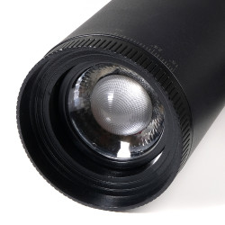 PTR  0728 ZOOM 28w 3000K 15-60° BL (чёрный) IP40 Jazzway