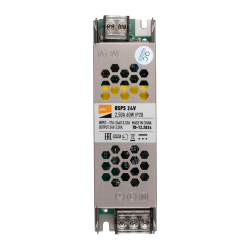 BSPS 24V    2,50A= 60W IP20 2 г.гар Jazzway