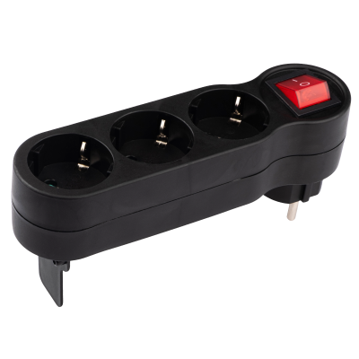 Разветвитель JAZZway AD-3GS-bk заземл., выкл. — вид 5