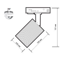 PTR  29 GU10  WH 230V (белый) IP20 Jazzway