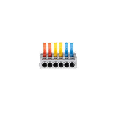 Клемма монтажная СМК PTC-3P 4236 BL/2 450V 32A 0.08-2.5(4.0)mm2 / 2 шт./ — вид 5