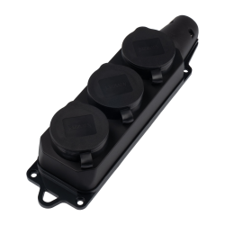 PRC-123-BL 16A 220V IP44 каучук Jazzway