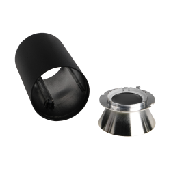 PDL-R 14080 GU10 BL/CH (черный/хром) 230V IP20 Jazzway