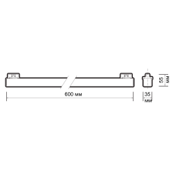 PTR  4520 20W 4000K 130° BL (черный) IP40 Jazzway