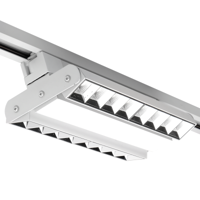 Светильник трековый светодиодный PTR 2260R 1F2S 60w 3000K 60°,120°,60° WH (белый) 280mm IP40