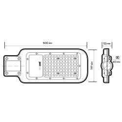 PSL 07 100w 5000K GR IP65 (3г.гар) Jazzway