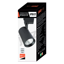 PTR  1725 25w 4000K 24° BL (чёрный) IP40 Jazzway