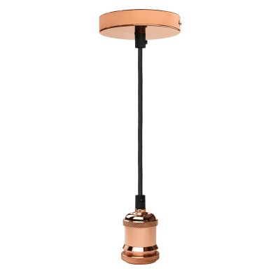 Светильник светодиодный RETRO патрон с проводом PLC 01 E27 230V/1M Rose gold — вид 2