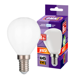 PLED OMNI G45 8w E14 4000K FR 230/50  Jazzway