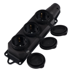 PRC-123-BL 16A 220V IP44 каучук Jazzway