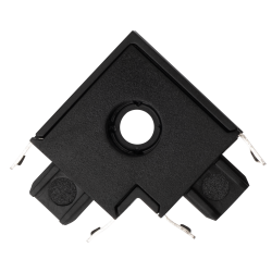 MTR16 CL-BL Коннектор черный L-обр. Jazzway 