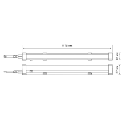 Спец PLED T5i Food Meat 1200 14w IP40 Jazzway