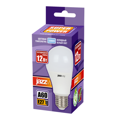 Лампа светодиодная PLED- SP A60 12w E27 5000K 230/50 — вид 2