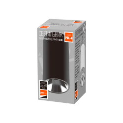 PDL-R 14080 GU10 BL/CH (черный/хром) 230V IP20 Jazzway