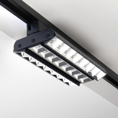 Светильник трековый светодиодный PTR 2260R 3S 60w 3000K 60°BL (чёрный) 280mm IP40 — вид 3