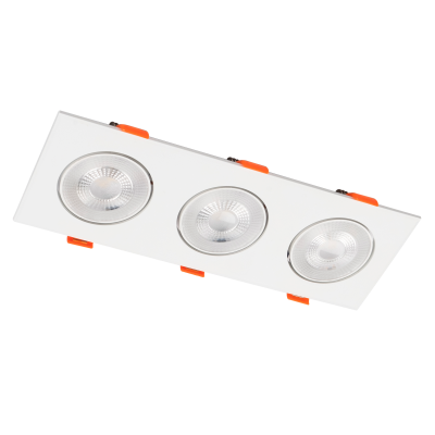 Светильник встраиваемый карданный PSP-S 413 3x8W 4000K 40° White IP40 — вид 4