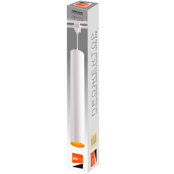 PTR  2310 10w 3000K 30° WH (белый) 400мм на подвесе 1м IP40 Jazzway