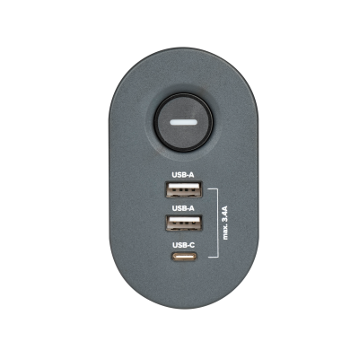 Удлинитель JAZZway ETD-03U-150-gy (3 x 1,5) заземл., выкл. — вид 3