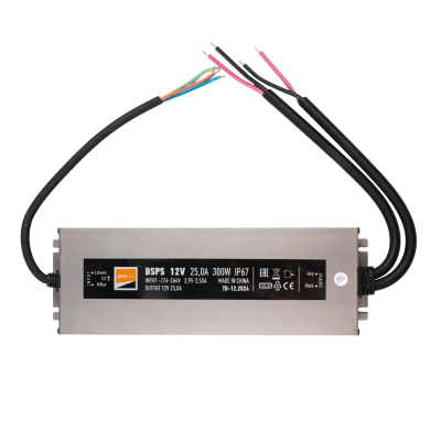 Блок питания (драйвер) BSPS 12V25,00A=300W IP67 5 л.гар. — вид 3