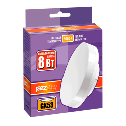 PLED-GX53    8w  3000K 640Lm  230/50  Jazzway