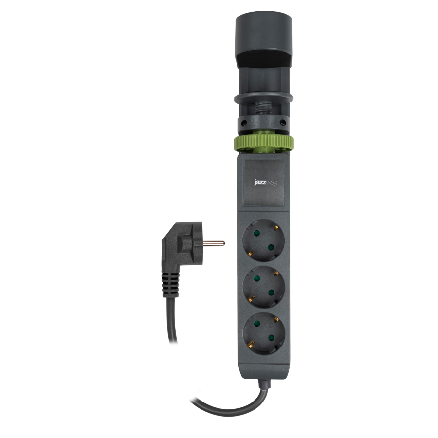 JAZZway ETD-03U-150-gy (3 x 1,5) заземл., выкл.