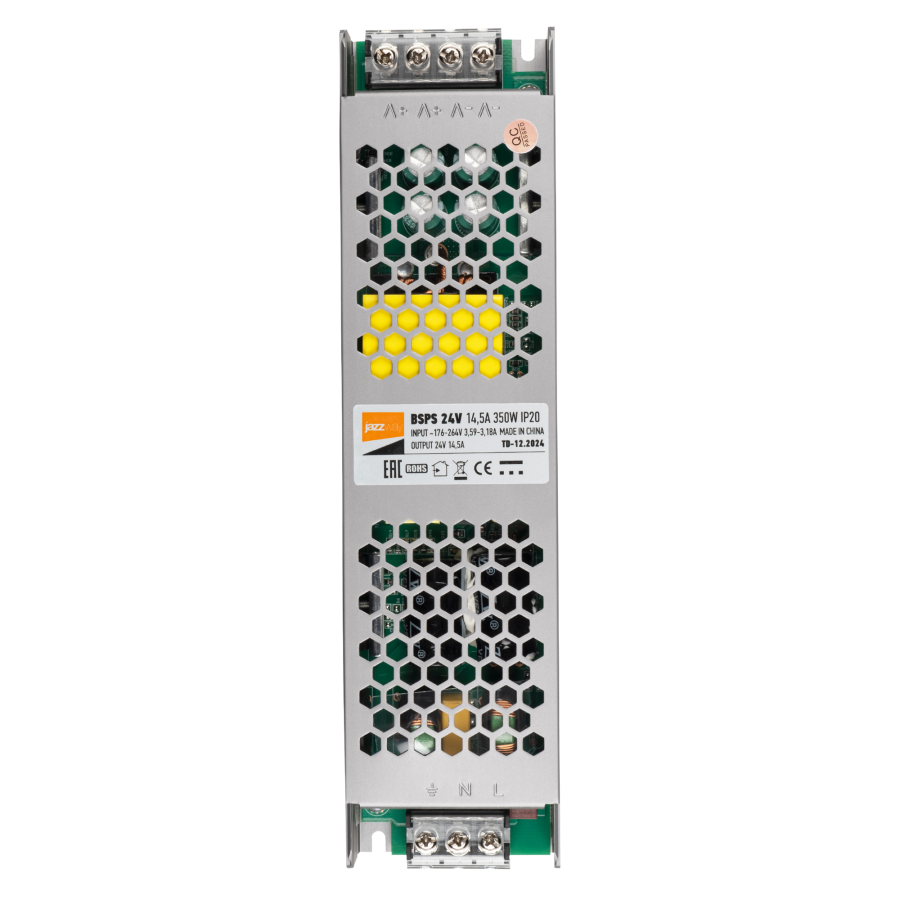 BSPS 24V 14.60A=350W IP20 5 л.гар. Jazzway