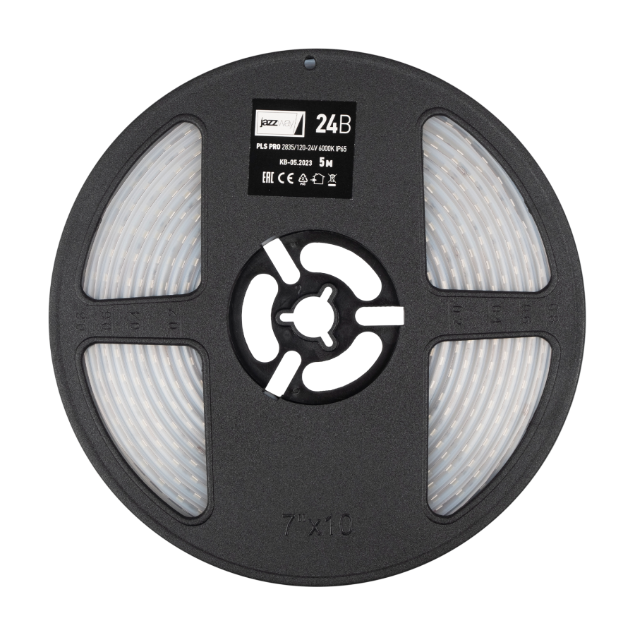 PLS PRO 2835/120-24V - 6000K (влагозащ!) IP65 5m Jazzway