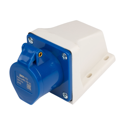 Розетка cтационарная для открытой установки PPC 113 2Р+РЕ 16А 220В IP44