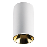 Светильник под лампу PDL-R 14080 GU10 WH/GL (белый/золото) 230V IP20 Jazzway