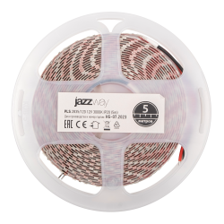 PLS 2835/120-12V 3000K IP20 5m (теплый белый) Jazzway