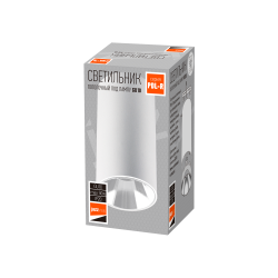 PDL-R 14080 GU10 WH/WH (белый/белый) 230V IP20 Jazzway