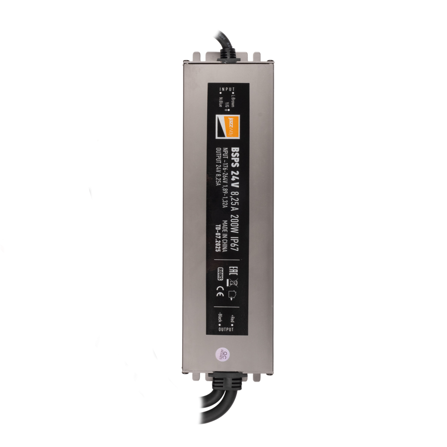 BSPS 24V  8,25A=200W IP67 5 л.гар.Jazzway