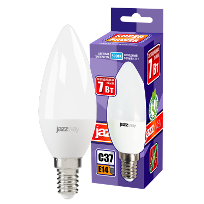 Лампа светодиодная PLED- SP C37 7w E14 5000K  230/50 — вид 3