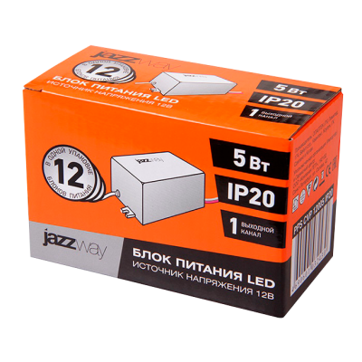 Блок питания (драйвер) PPS CVP 12005 12V0.42A= 5w IP20 (12шт мин.отгрузка) — вид 2