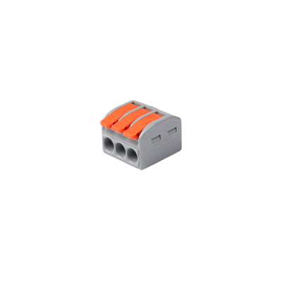 Клемма монтажная СМК PTC-3P 463 BL/3 450V 41A 0.5-6.0 mm2 / 3 шт./