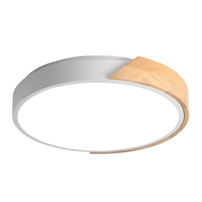 Светильник светодиодный декоративный PPB Sсandic-R 90w DIM 3000-6500K WH/W с деревянной планкой IP20 D485*60