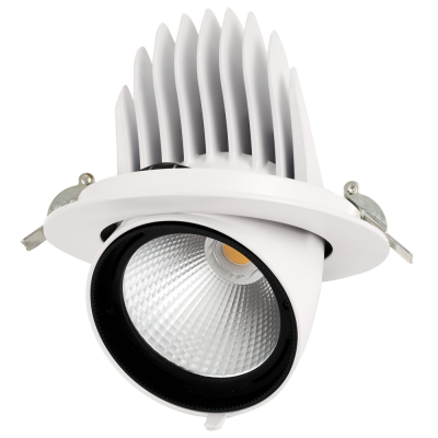 Светильник светодиодный встраиваемый PLED DL4 40W 4000K 24° поворот White IP40