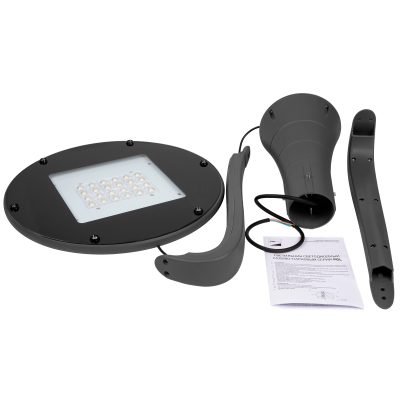 Светильник парковый ДТУ PGL 02 60w 3000K IP65 GR AC100-270V (парковый) (5лет гар.) — вид 4