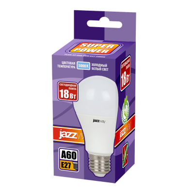 Лампа светодиодная PLED- SP A60 18w E27 5000K 230/50 — вид 2