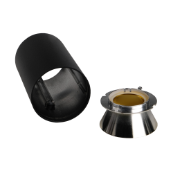 PDL-R 14080 GU10 BL/GL (черный/золото) 230V IP20 Jazzway