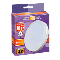 PLED-GX53   10w=75w  3000K 800 Lm  230V/50Hz  Jazzway