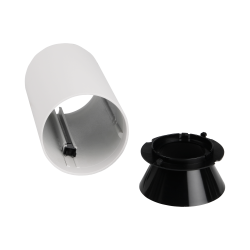 PDL-R 14080 GU10 WH/BL (белый/черный) 230V IP20 Jazzway