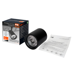 PTR  0525 25w 4000K 24° BL (чёрный) IP40 Jazzway